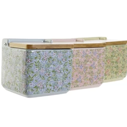 Sótartó virágos 12,5x12,5x12,5 cm 750 ml 3 féle