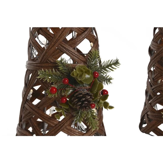 Stilizált fenyő szett 50 LED-es 20x20x80 cm S/3