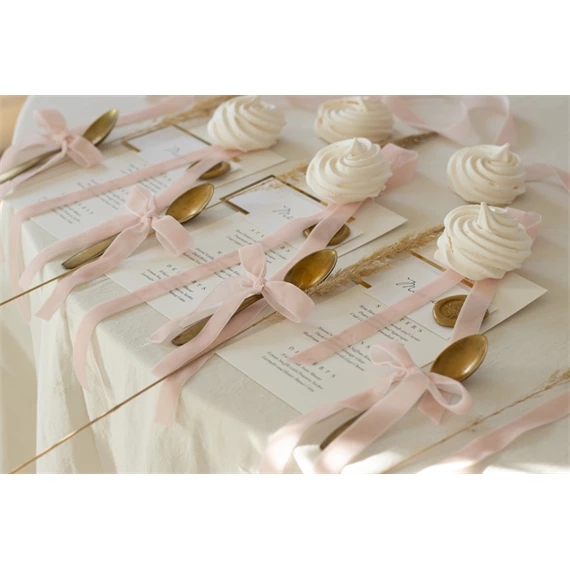 Velúr szalag 15 mm x 10 m világos rózsaszín