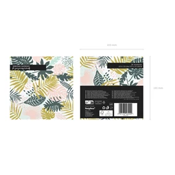 Szalvéta aloha levelek 33x33 cm S/20