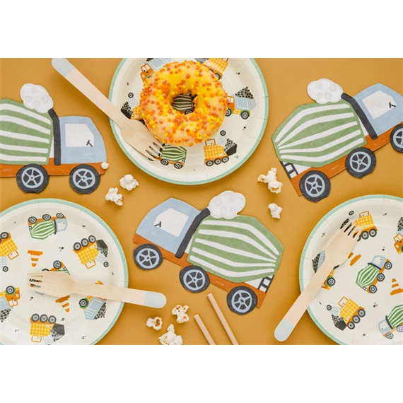 Szalvéta betonkeverő, 16x13 cm, mix S/20