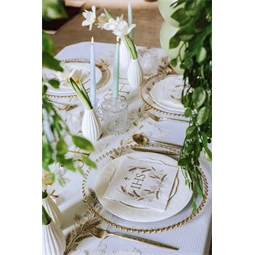 Szalvéta ihs 33x33 cm arany S/12