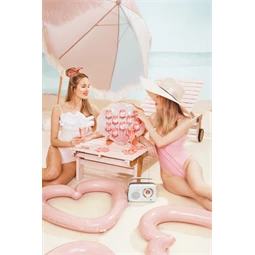 Szalvéta kagyló menyasszony lesz rózsaszín 13,5x13 cm S/20