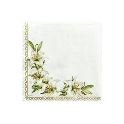 Szalvéta kehely fehér 33 x 33 cm S/20