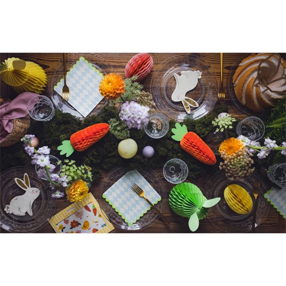 Szalvéta nyuszi, mix, 14x15 cm S/20