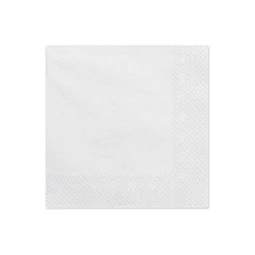 Szalvéta papír 33x33 cm fehér S/20