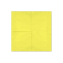Szalvéta papír 33x33 cm sárga S/20
