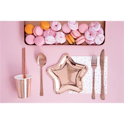 Szalvéta pöttyös fehér 33x33 cm S/20