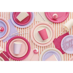 Szalvéta sötét rózsaszín 33x33 cm S/20