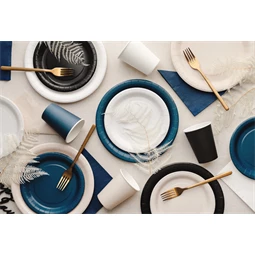 Szalvéta sötétkék 33x33 cm S/6