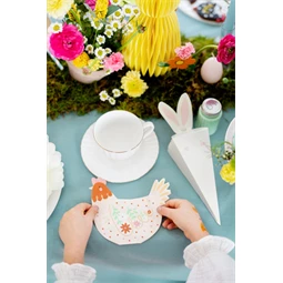 Szalvéta tyúk, mix, 16x13 cm S/20