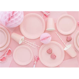 Szalvéta világos rózsaszín 33x33 cm S/20