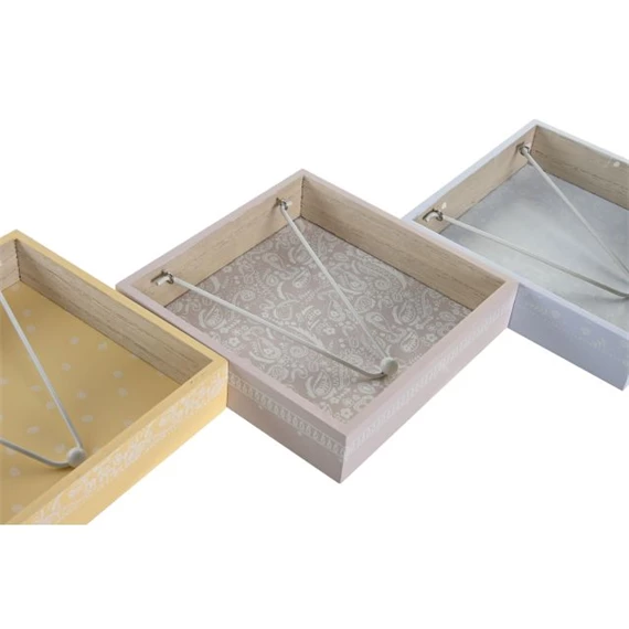 Szalvétatartó 18x18x4 cm 3 féle