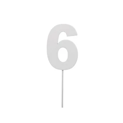 6-os szám betűzős 7 cm S/10