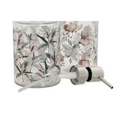 Szappantartó virágos 8x8x17 cm 400 ml 2 féle