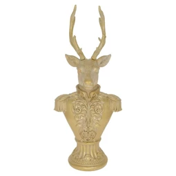Szarvas mellszobor 16x10,2x36,5 cm