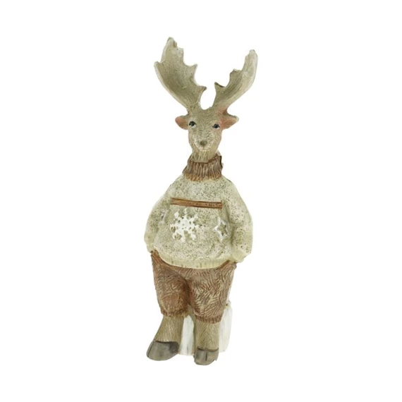 Szarvas ruhában álló 3x2,5x9 cm