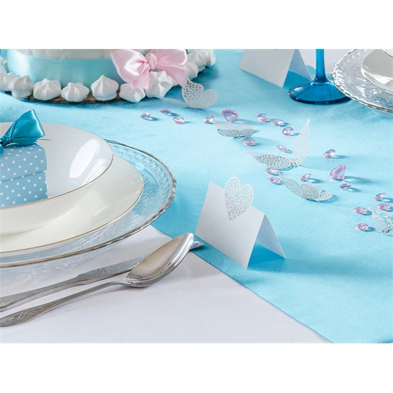 Szatén sima türkiz 0,36 cm x 9 m