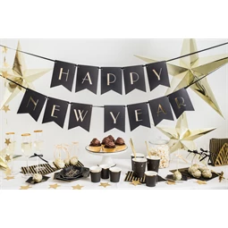 Szatén szalag fekete 6 mm 25 m