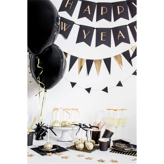 Szatén szalag fekete 6 mm 25 m