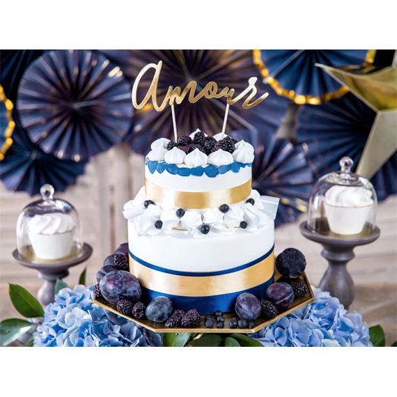 Szatén szalag királykék 38 mm 25 m