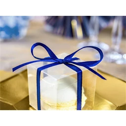 Szatén szalag tengerészkék 6 mm 25 m