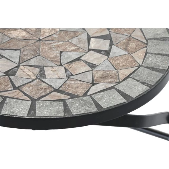 Szék kovácsolt vas, mozaik mintával 42x50x90 cm