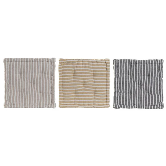 Székpárna csíkos 56x56x13 cm 3 féle