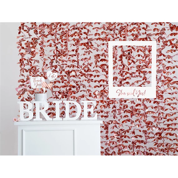 Szelfi képkeret she said yes rózsaarany 50x59,5 cm