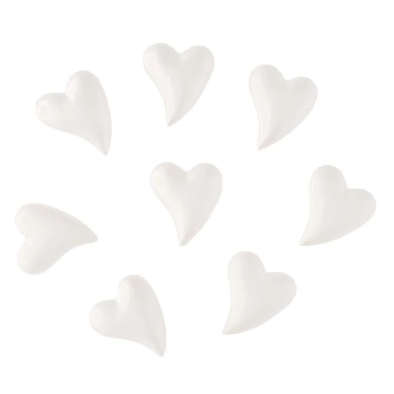 Szív öntapadós 2,9x2,6x0,8 cm S/8