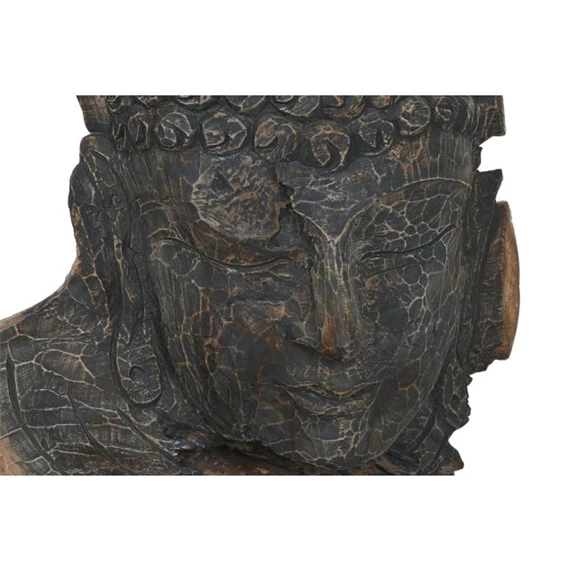 Szobor talppal, faragott 47x25x135 cm