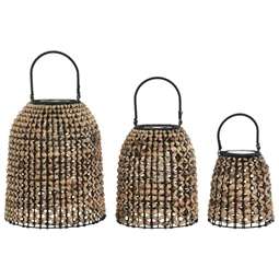 Szolár lámpa szett 29x29x35 cm S/3