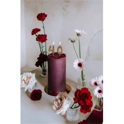 Születésnapi gyertya 7-es szám 4,5 cm arany