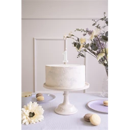 Szülinapi gyertya 1-es szám világos menta 6 cm