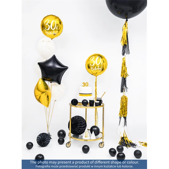 Szülinapi gyertya 2-es szám arany 7 cm