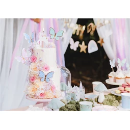 Szülinapi gyertya unikornis, 9 cm, vegyes