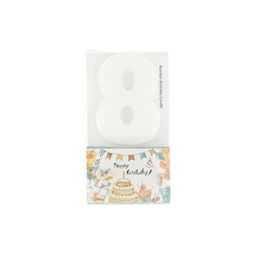 Szülinapi számgyertya 8-as 6 cm