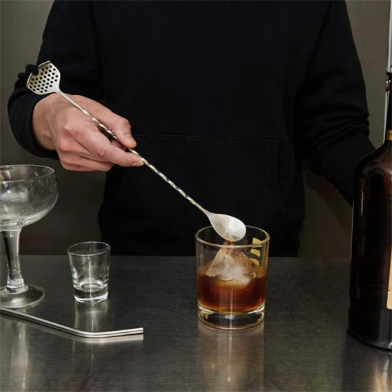 Szűrő kanál 29,21x4,4 cm