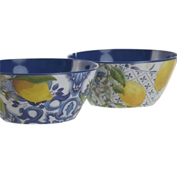 Tál citrom mintás 13x13x5,3 cm 2 féle