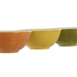 Tál citrus mintás 11,5x11,5x5 cm 3 féle