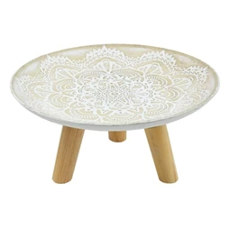 Tálca lábakkal, csipkemintás 30x15 cm