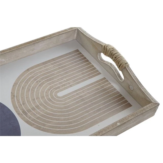 Tálca szett modern 40,6x30x6 cm 2 féle S/2