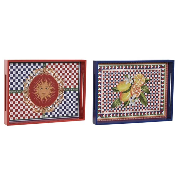 Tálca szögletes 40x30x5 cm 2 féle