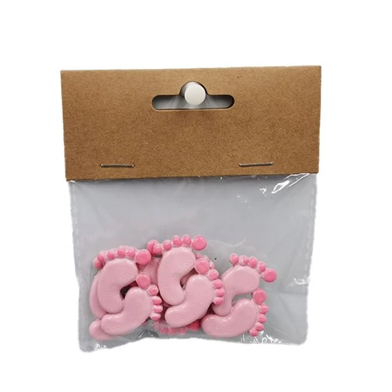 Talpak öntapadós 3,2x3x0,5 cm S/6