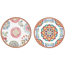 Tányér Mandala mintás 28x28x1 cm 2 féle