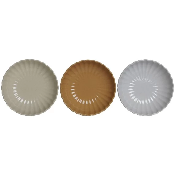 Tányér 19x19x4 cm 3 féle