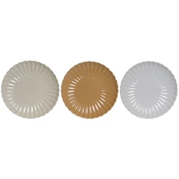 Tányér 20x20x2,5 cm 3 féle