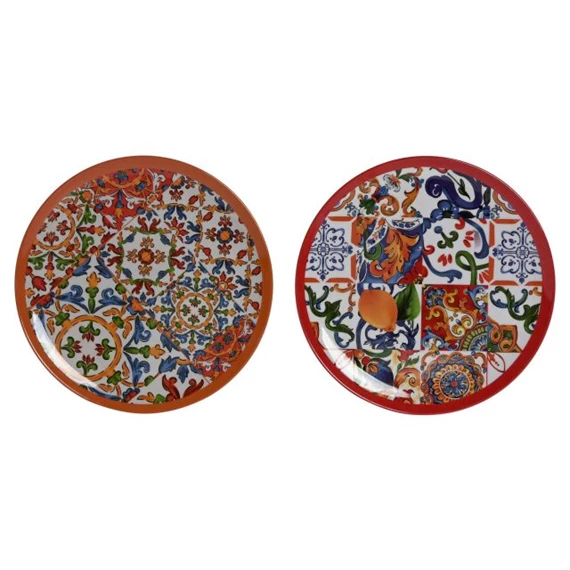 Tányér mintás 20,2x20,2x0,5 cm 2 féle