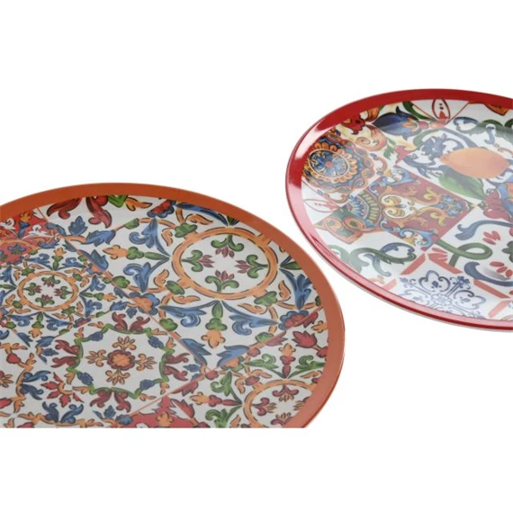 Tányér mintás 20,2x20,2x0,5 cm 2 féle