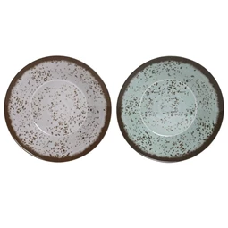 Tányér 22,9x22,9x3,6 cm 2 féle